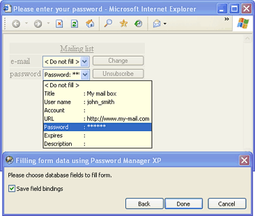 form filler autofill web forms fill form password manager xp automatic form filler software
